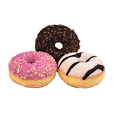 Mixdoos trio mini donuts c&c fc, 9x9st