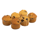 Mini muffin vanille met chocolade chunks, 6x30x15gr