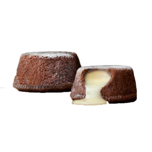 Soufflé chocolade-witte chocolade, 12x100gr