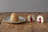 Tartufo cheesecake-aardbei, 12x100gr