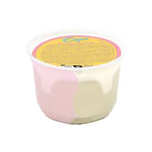 Ijsbeker vanille-aardbei, 24x80 ml