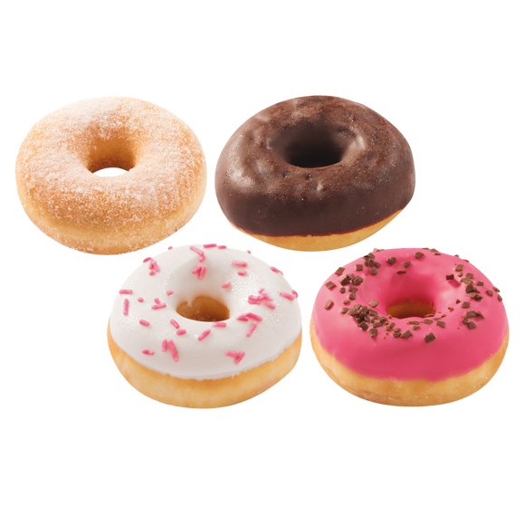 Mini donut mix-box, 112x24gr