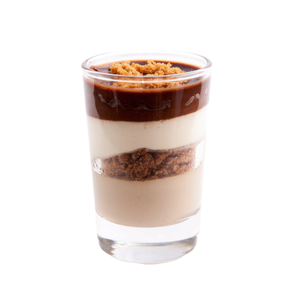 Dessertglaasje mascarpone/koffie glas, 48x66ml