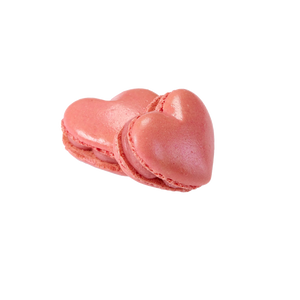 Macarons hartvormig, 8x12x15gr