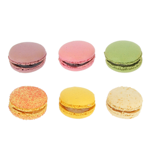 Macarons aux fruits mix, 8x12x12gr