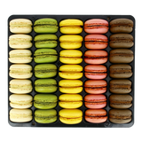 Macarons plateau 5 saveurs, 3x35x18gr